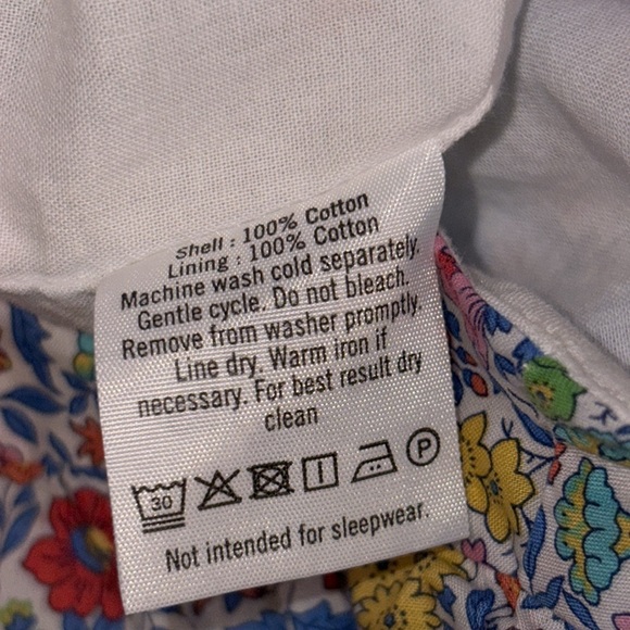 Janie and Jack Liberty Favorite Flowers Ruffle Trim Romper Size 6 Red/Yellow - Picture 11 of 11